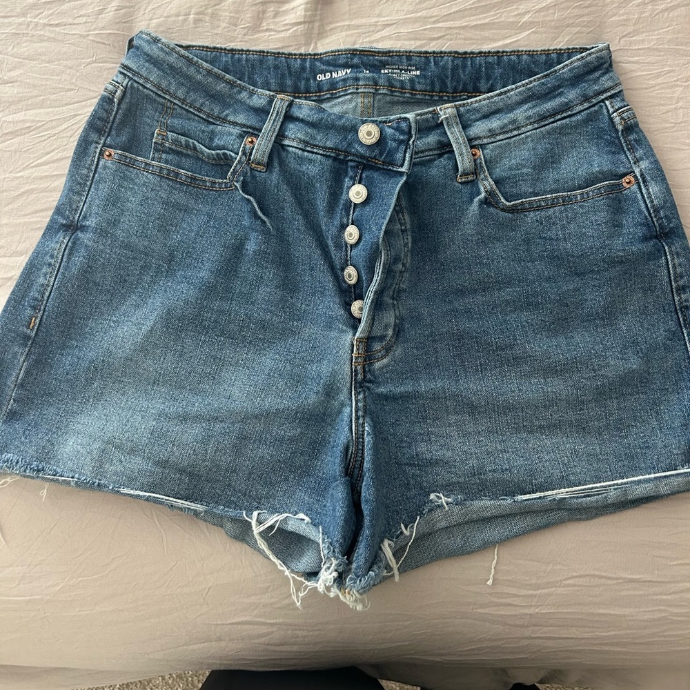 Old Navy Sky Hi A Line Jean Shorts